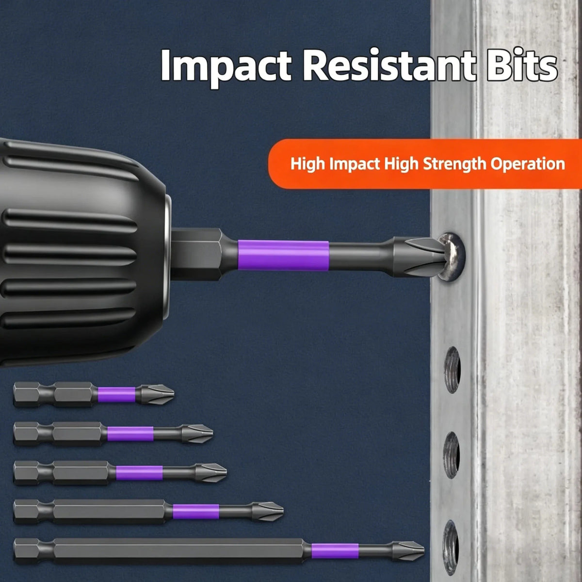 Magnetic Screwdriver Bit Set – 6 Pieces