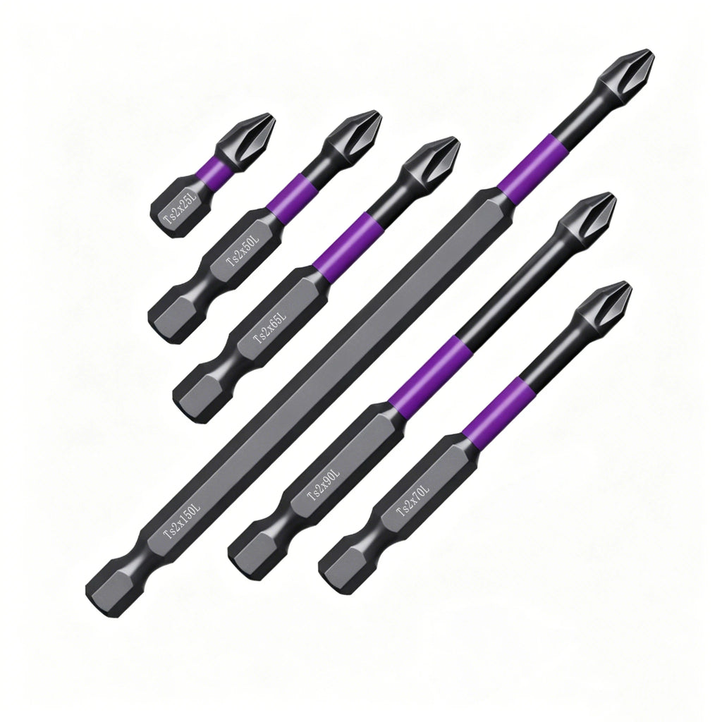 Magnetic Screwdriver Bit Set – 6 Pieces