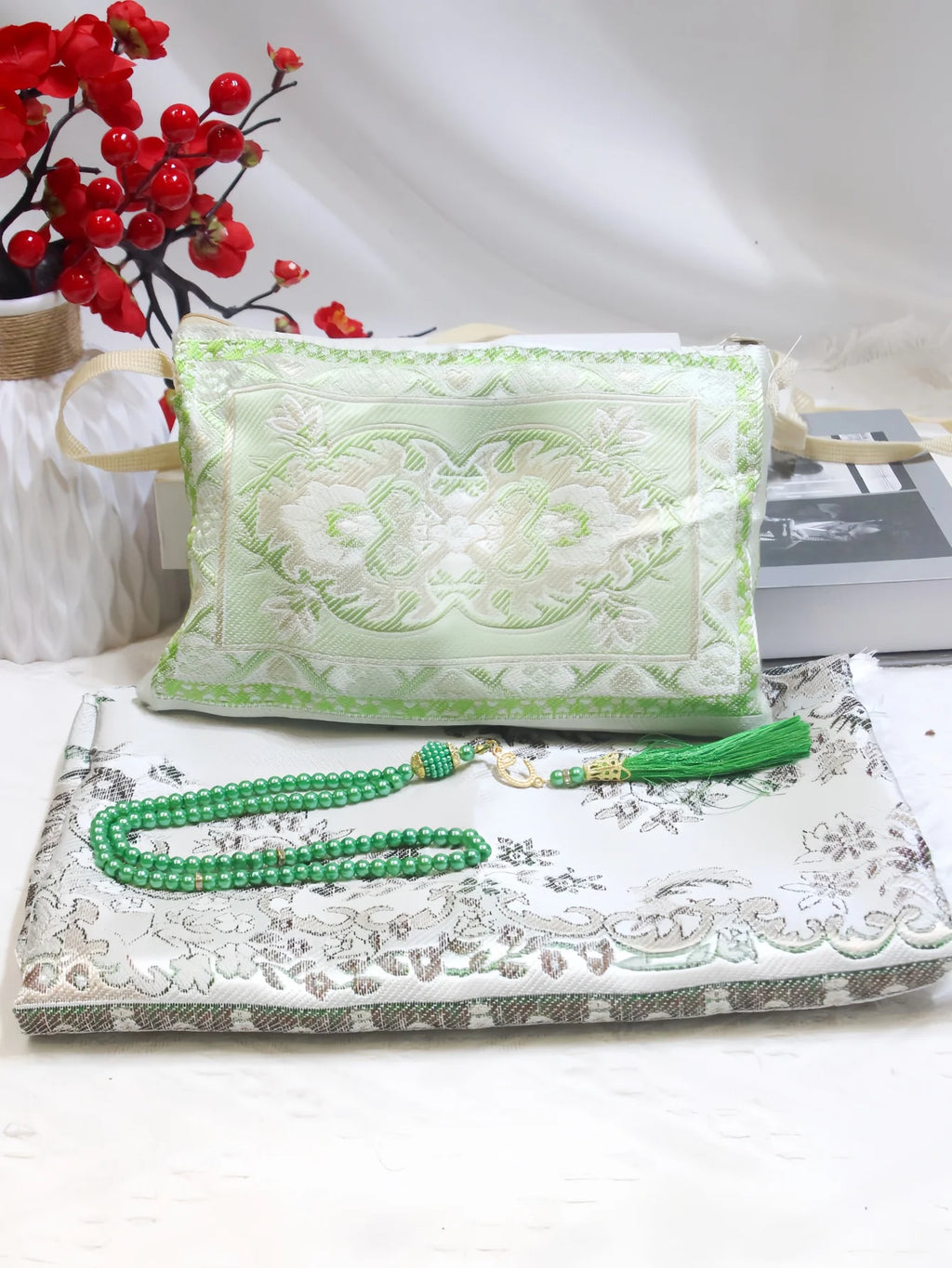 Prayer Mat & Beads Gift Set