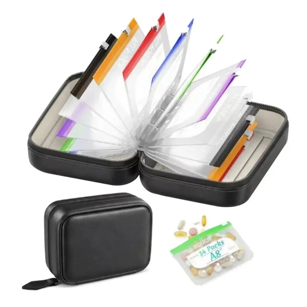 Weekly Pill Organizer Pouches