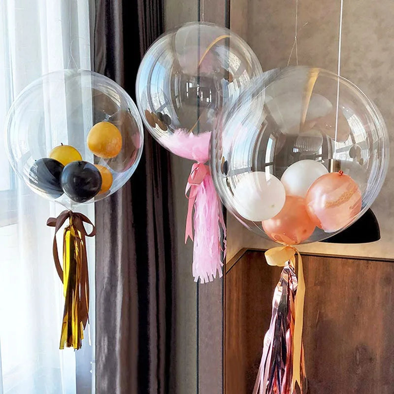 Clear Bubble Balloons – 10 Pack