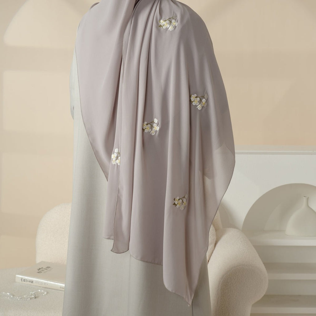 Olive Branch Linen Abaya Set
