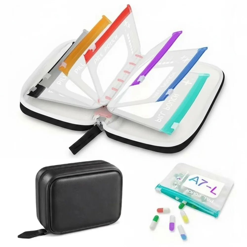 Weekly Pill Organizer Pouches