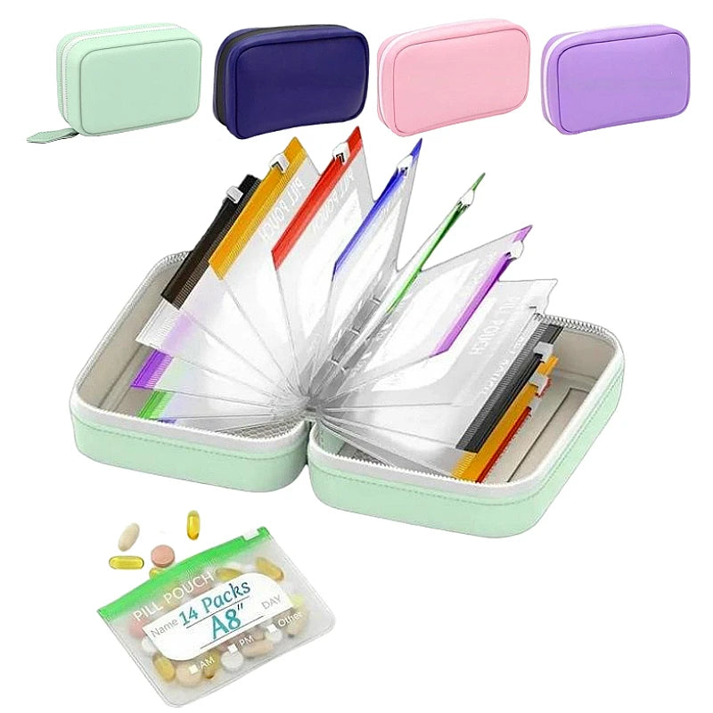 Weekly Pill Organizer Pouches