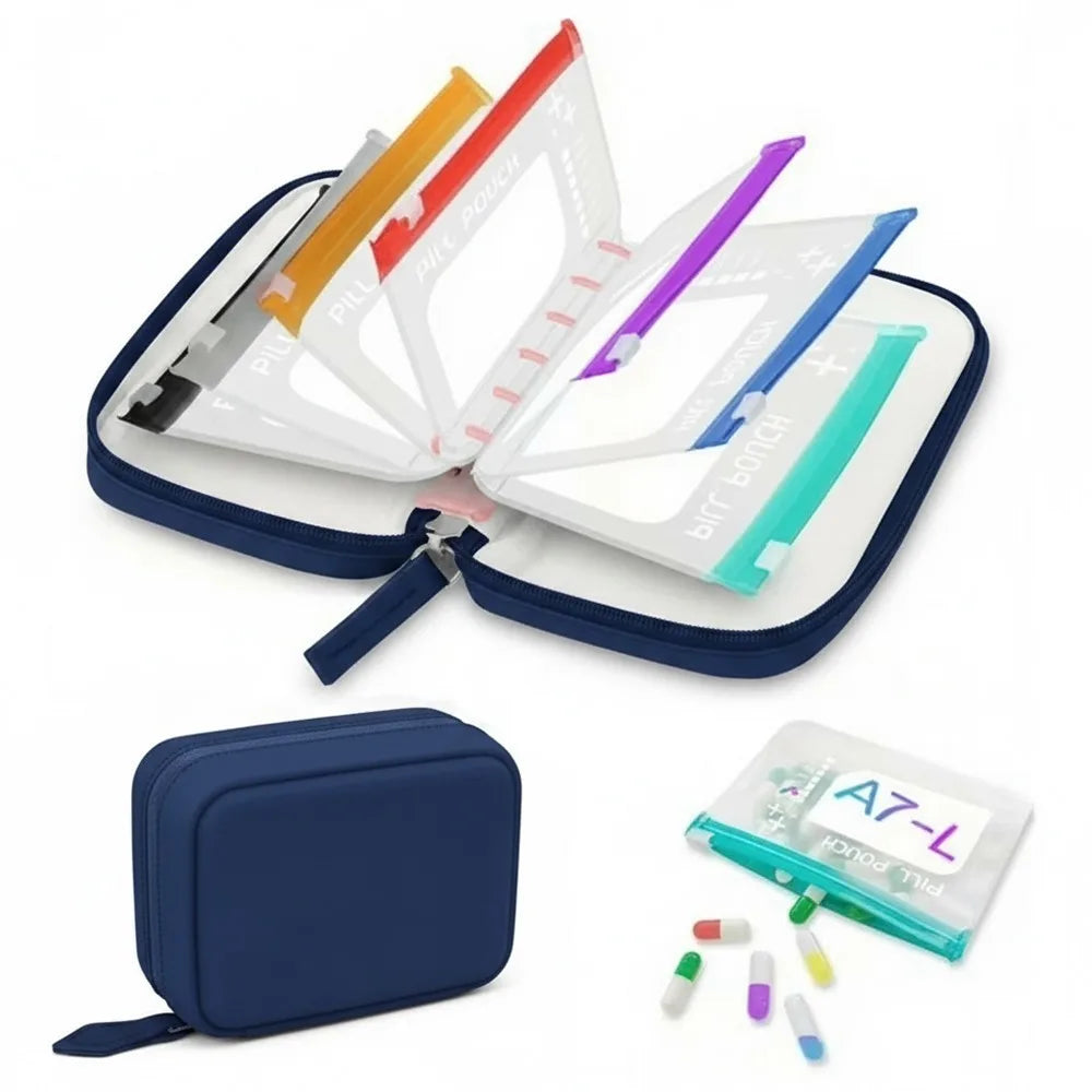 Weekly Pill Organizer Pouches