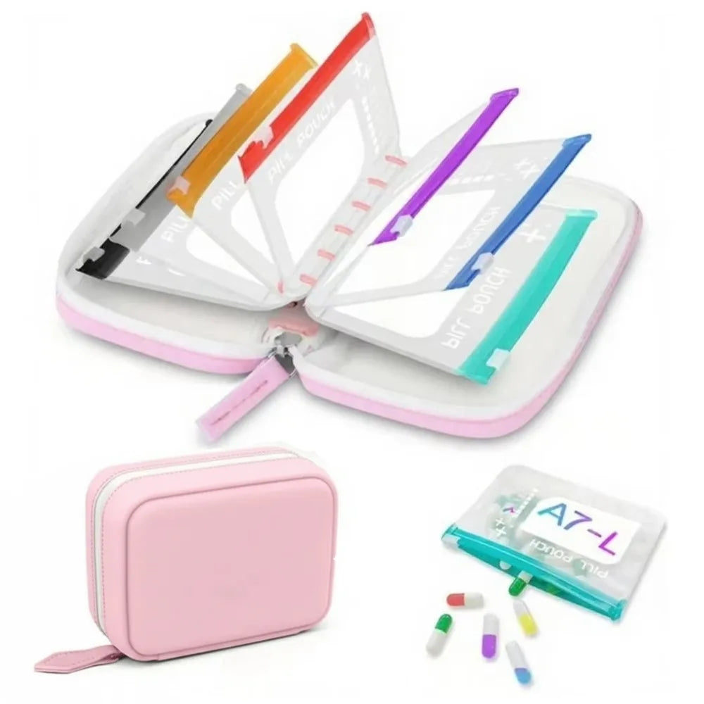 Weekly Pill Organizer Pouches