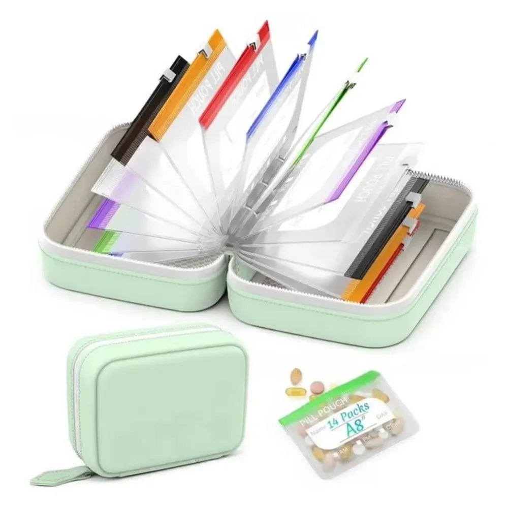 Weekly Pill Organizer Pouches