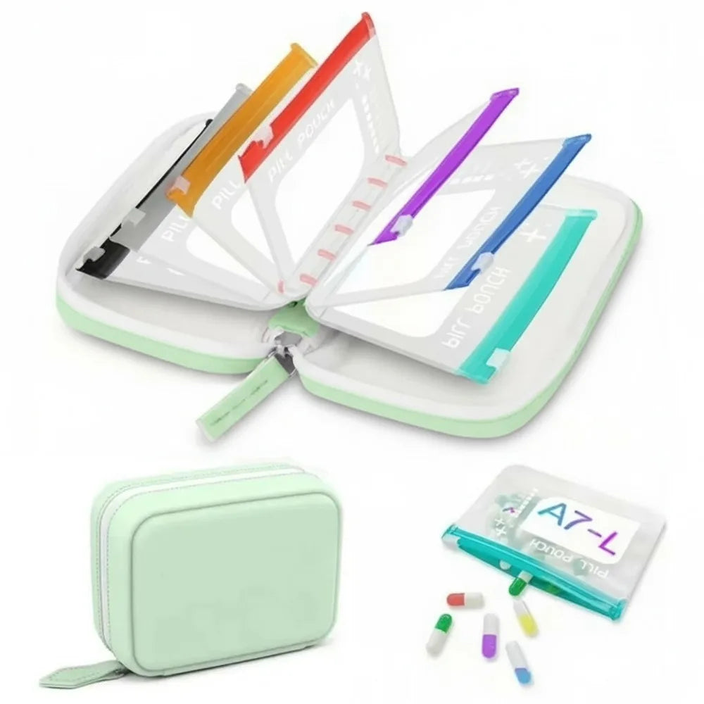 Weekly Pill Organizer Pouches